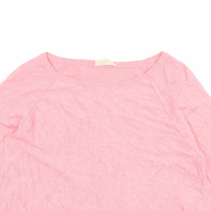 Womens UK Size 10 Phase Eight Pink Pullover Jumper