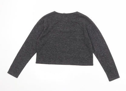Womens UK Size M Zara Grey Pullover Jumper