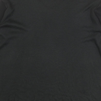 BHS Womens Black V-Neck Acrylic Pullover Jumper Size 12
