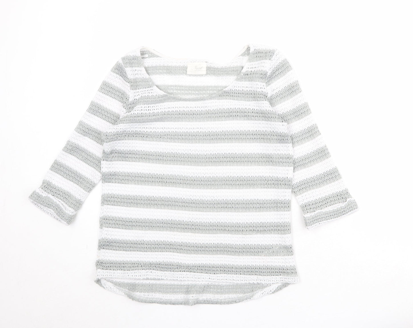 Womens UK Size 12 NEXT White Pullover Jumper