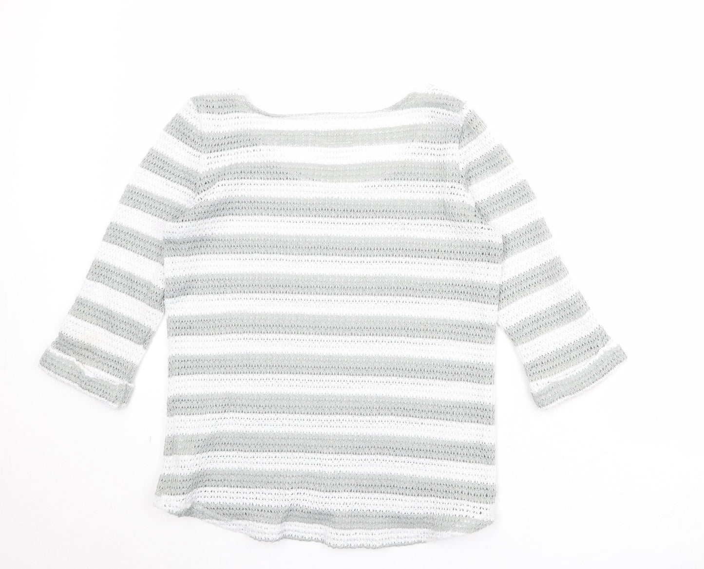Womens UK Size 12 NEXT White Pullover Jumper