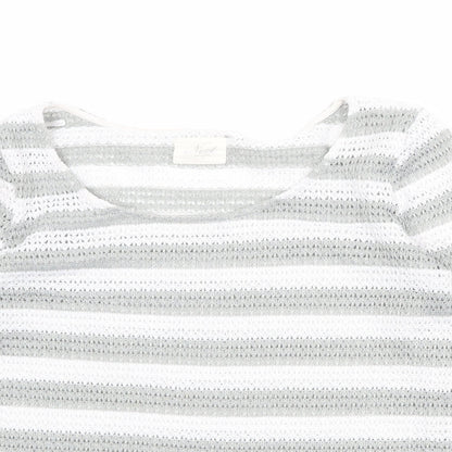 Womens UK Size 12 NEXT White Pullover Jumper