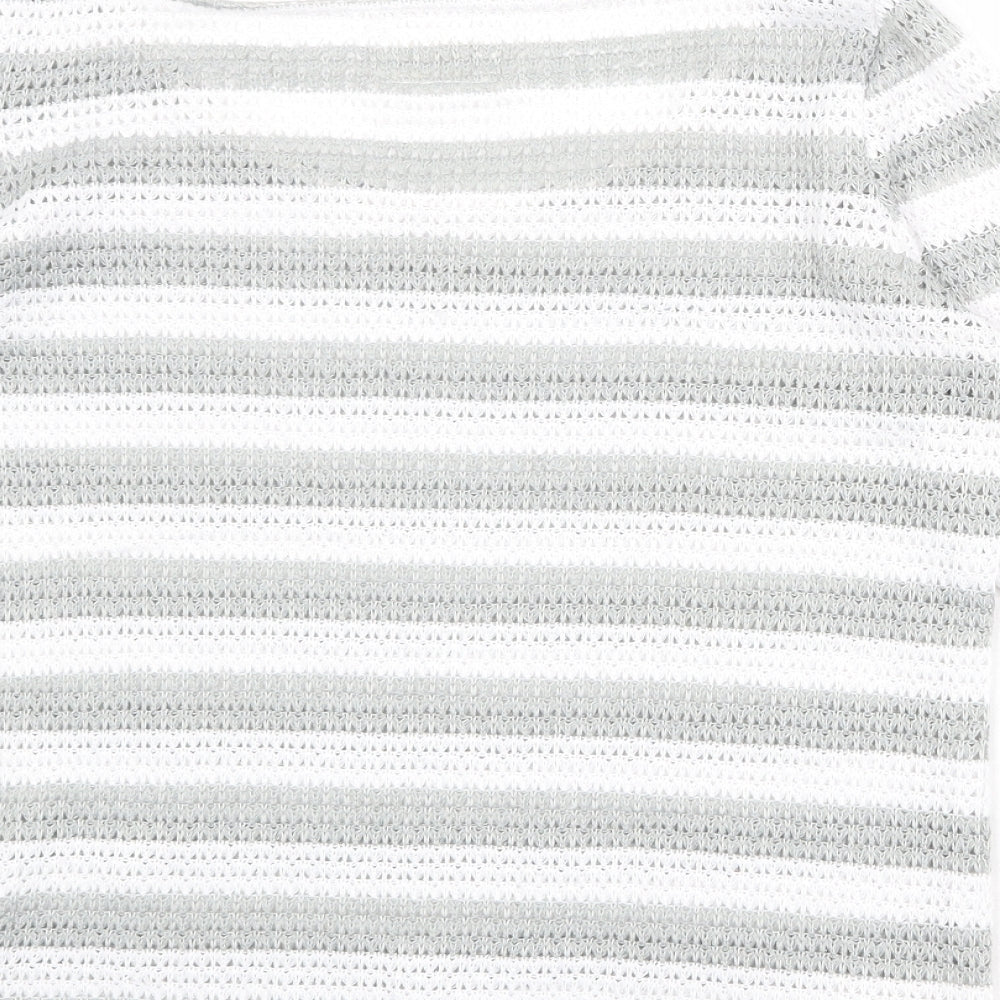 Womens UK Size 12 NEXT White Pullover Jumper