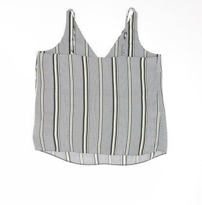 Womens UK Size 16 Dorothy Perkins Black Basic Tank
