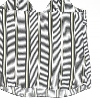 Womens UK Size 16 Dorothy Perkins Black Basic Tank
