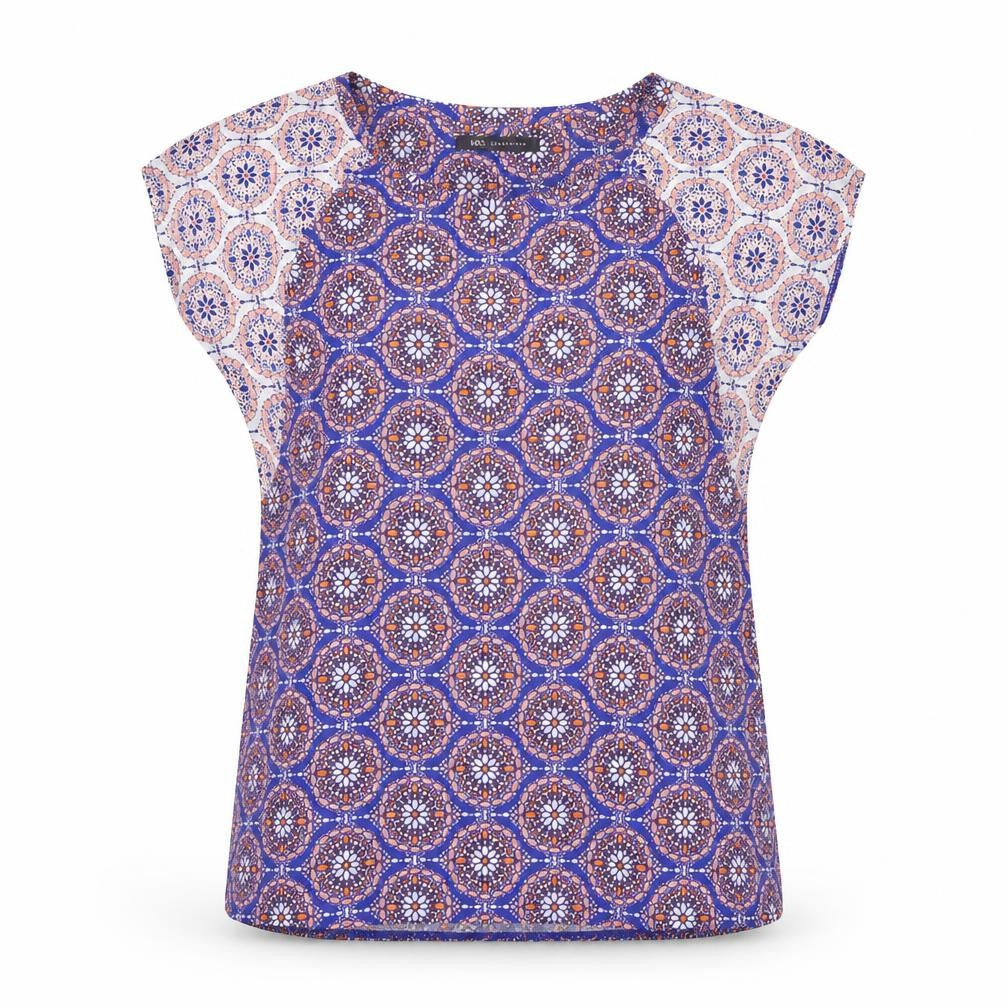 Womens UK Size 10 Marks and Spencer Blue Basic T-Shirt