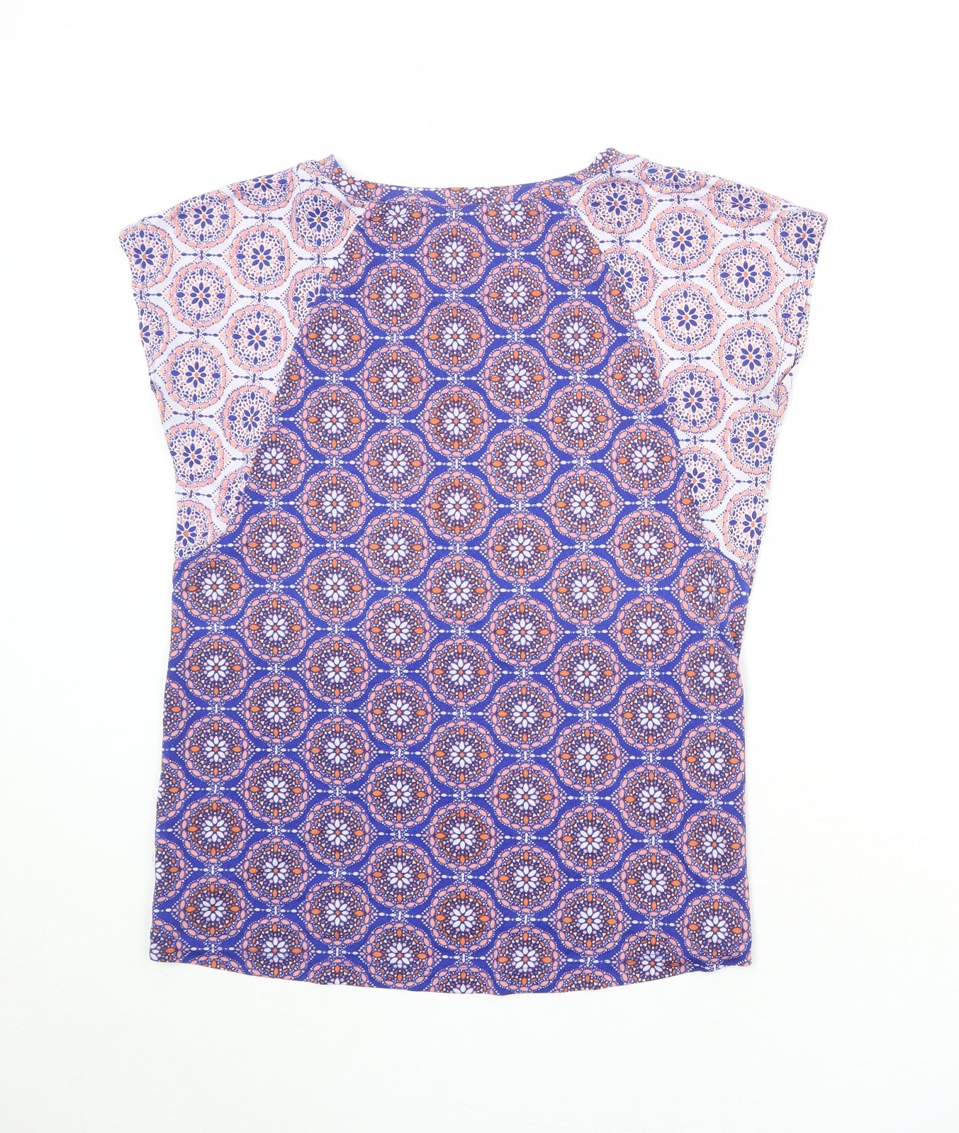 Womens UK Size 10 Marks and Spencer Blue Basic T-Shirt