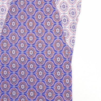 Womens UK Size 10 Marks and Spencer Blue Basic T-Shirt