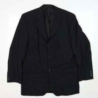 Mens UK Size 40 NEXT Regular Black Suit Jacket