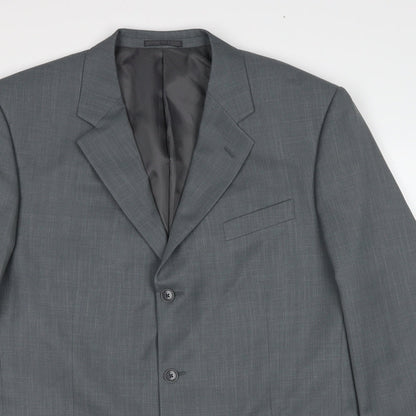 Mens UK Size 44 Greenwoods Regular Grey Suit Jacket