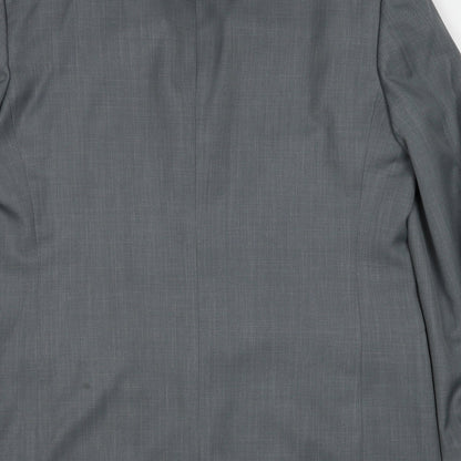 Mens UK Size 44 Greenwoods Regular Grey Suit Jacket