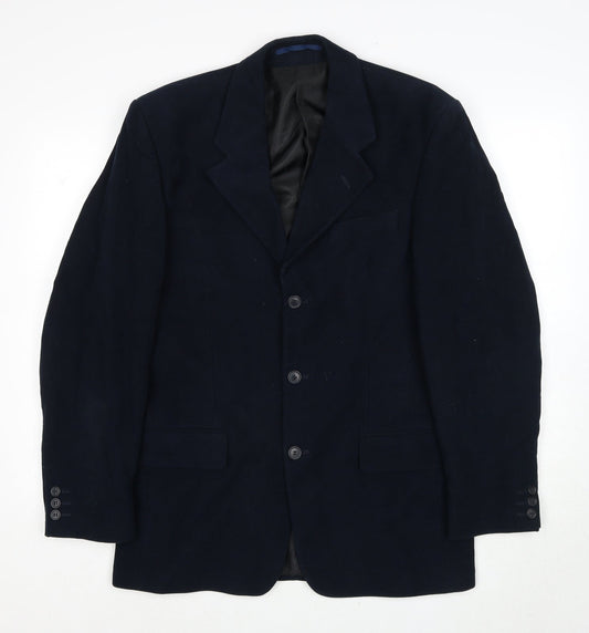 Mens UK Size 38 Burton Regular Blue Suit Jacket