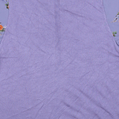 Womens UK Size XS Oasis Purple Basic Blouse