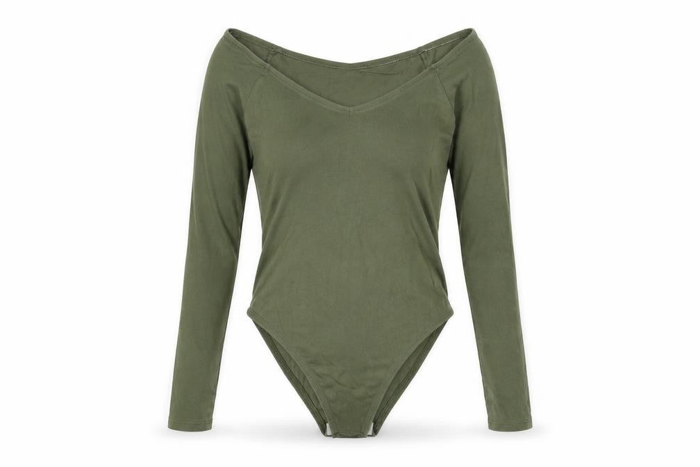Womens UK Size 6 Miss Selfridge One-Piece Green Bodysuit