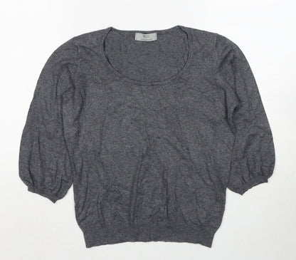 Womens UK Size 12 Marks and Spencer Grey Pullover Jumper