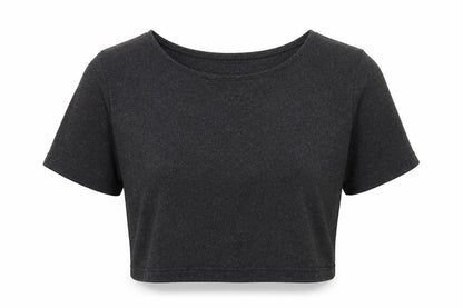 Womens UK Size XS Brave Soul Grey Basic T-Shirt