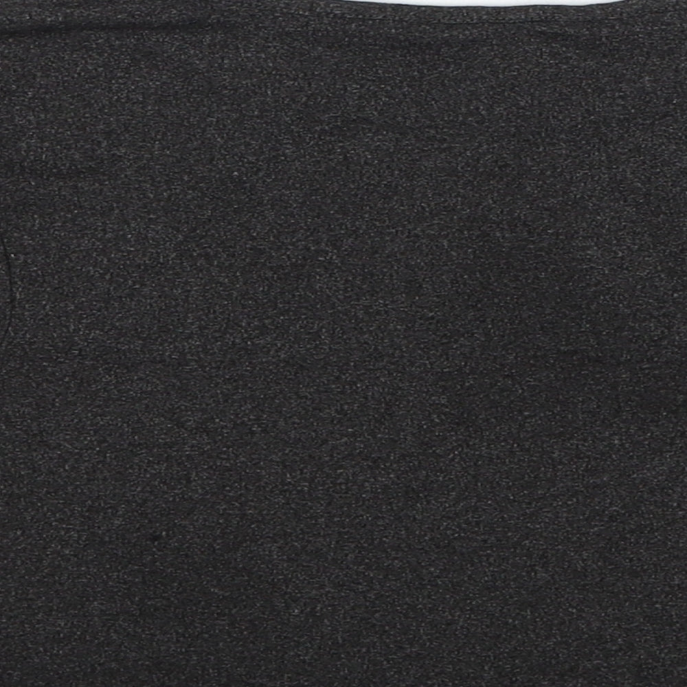 Womens UK Size XS Brave Soul Grey Basic T-Shirt