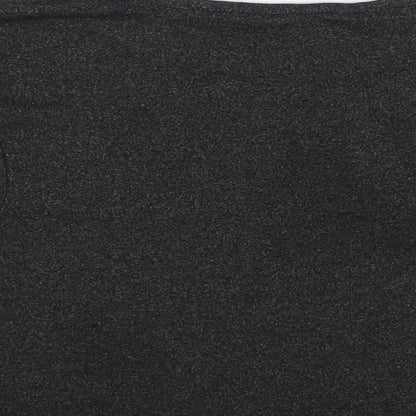 Womens UK Size XS Brave Soul Grey Basic T-Shirt