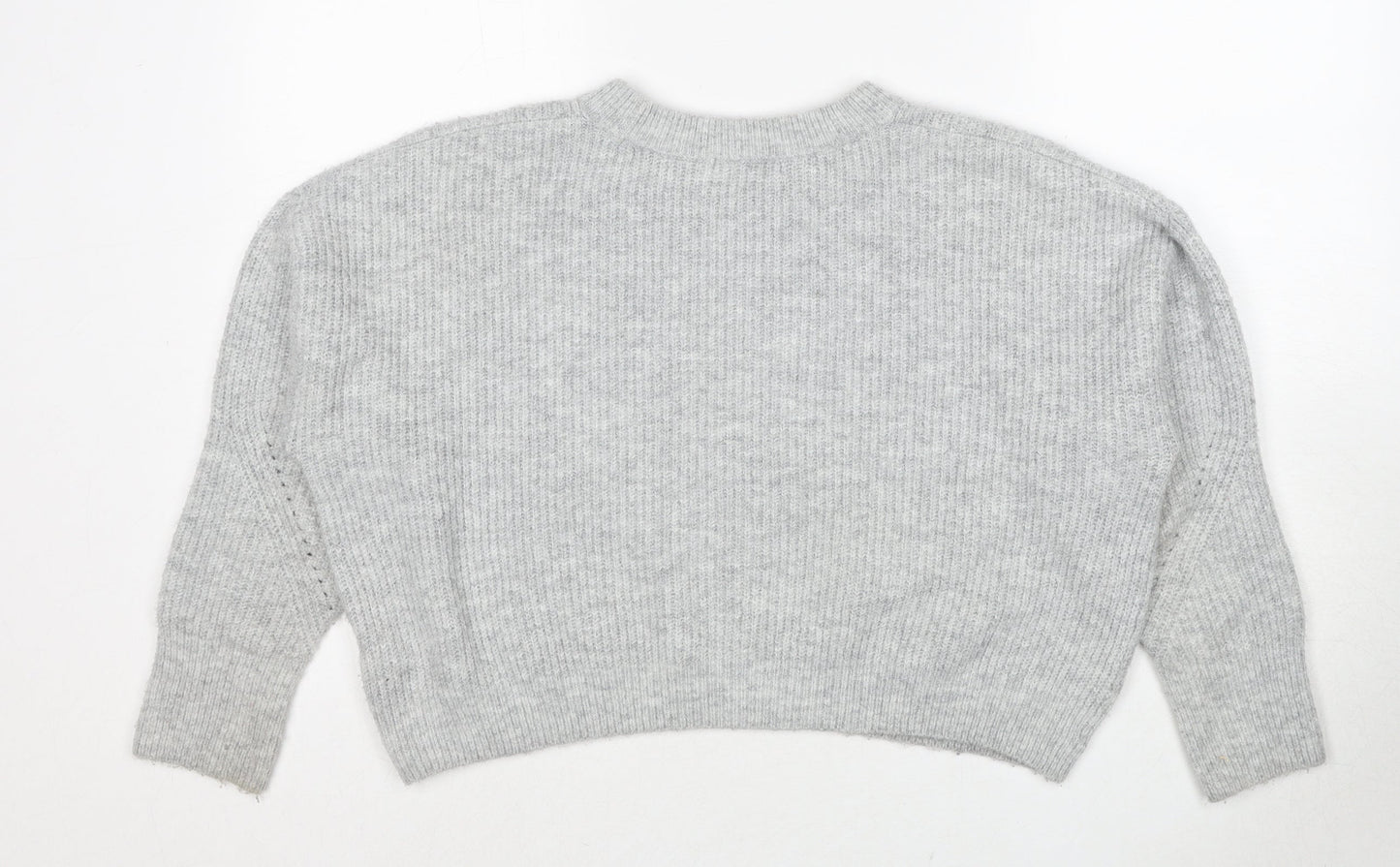 Womens UK Size S Topshop Grey Pullover Jumper