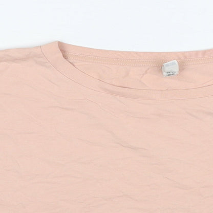 AS Colour Womens Beige Cotton Basic T-Shirt Size XL Round Neck
