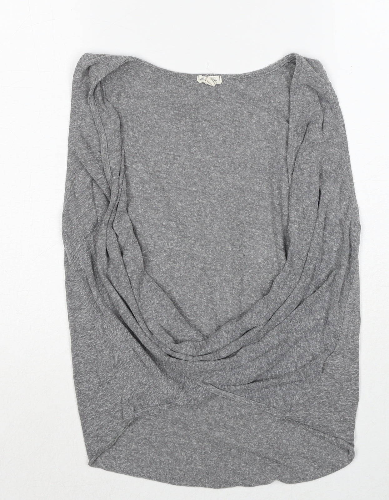 Womens UK Size S Silence + Noise Grey Basic Tank