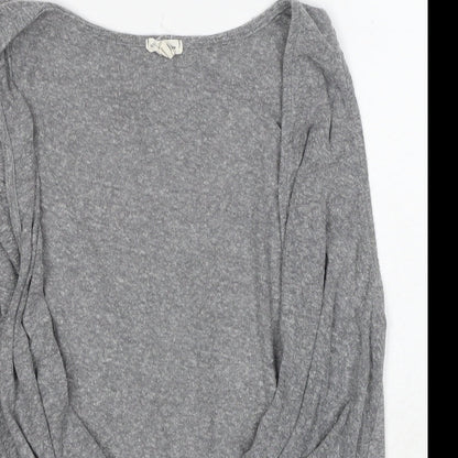 Womens UK Size S Silence + Noise Grey Basic Tank