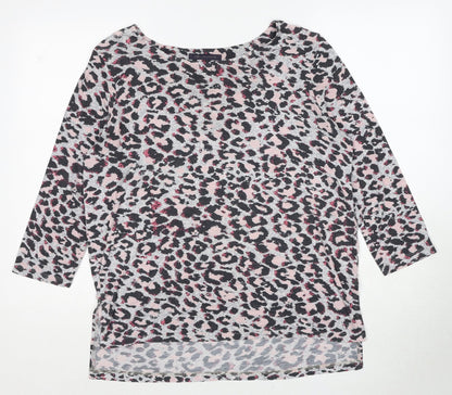 Womens UK Size 12 Marks and Spencer Multicoloured Basic T-Shirt