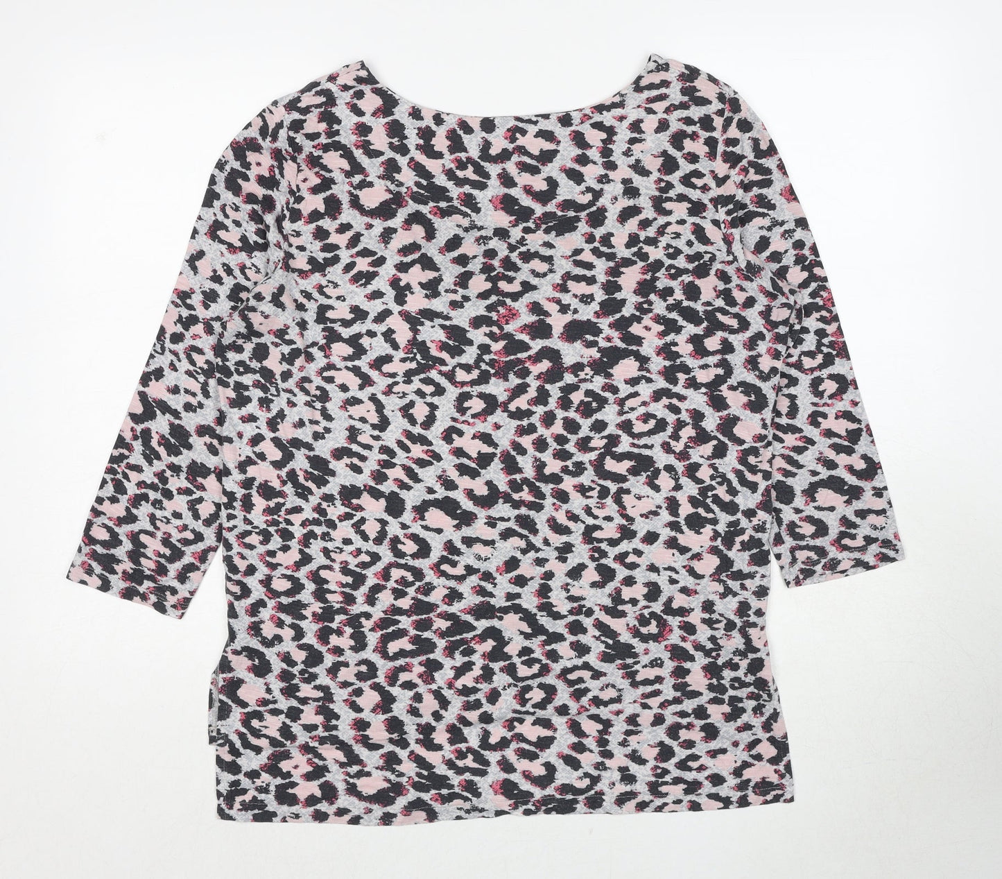 Womens UK Size 12 Marks and Spencer Multicoloured Basic T-Shirt