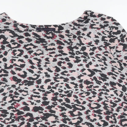 Womens UK Size 12 Marks and Spencer Multicoloured Basic T-Shirt