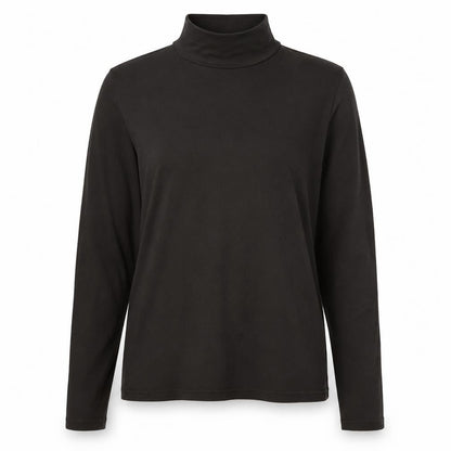 Front view of AMARANTO women’s brown viscose pullover sweatshirt, size UK 14, pullover