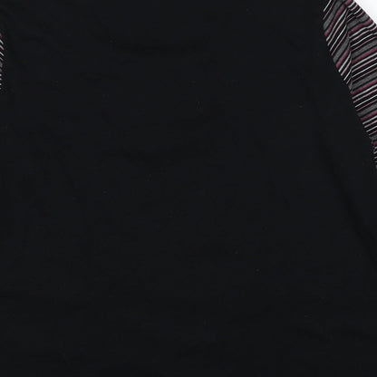Womens UK Size M Bonmarché Black Basic Blouse