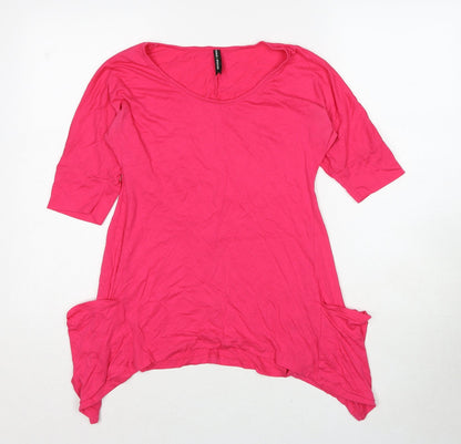 Womens UK Size 8 Marks and Spencer Pink Basic Tank