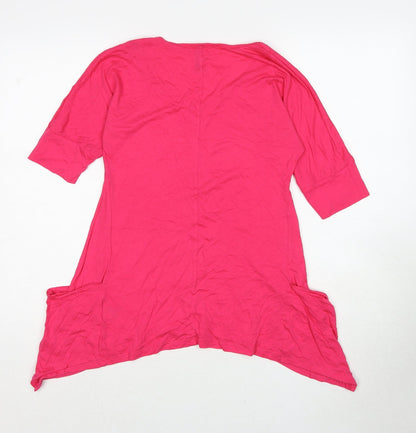Womens UK Size 8 Marks and Spencer Pink Basic Tank