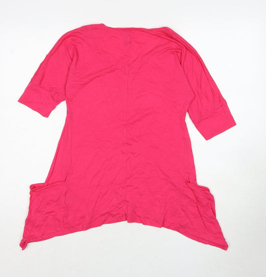 Womens UK Size 8 Marks and Spencer Pink Basic Tank