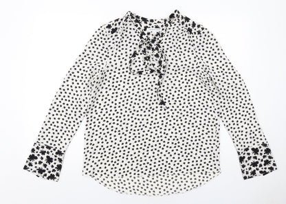 Womens UK Size 10 Fenn Wright Manson White Basic Blouse
