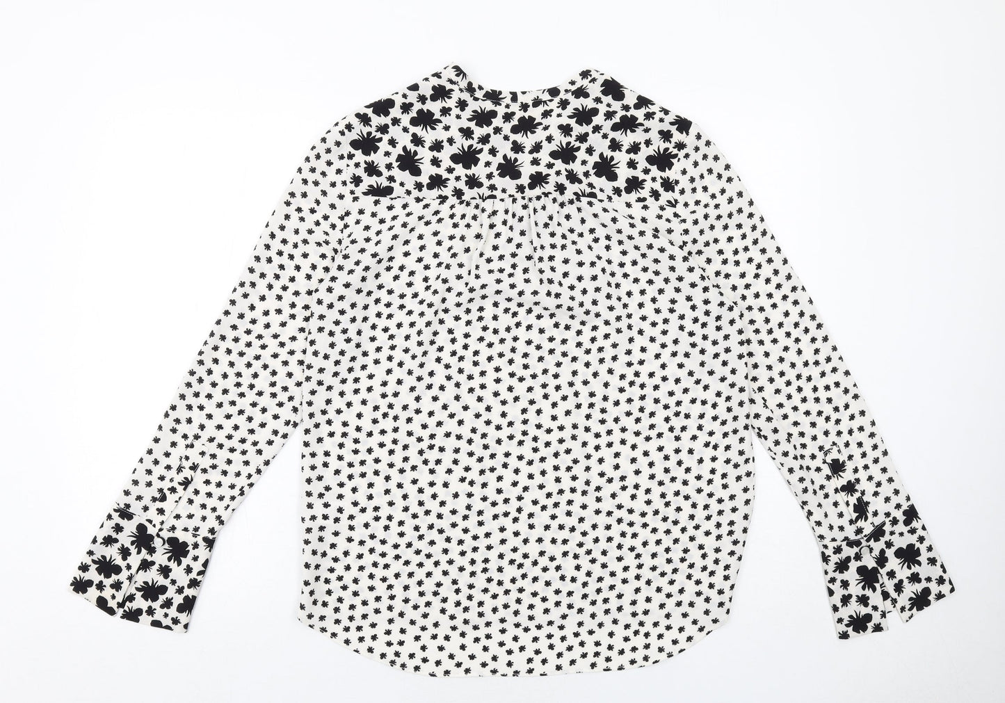 Womens UK Size 10 Fenn Wright Manson White Basic Blouse