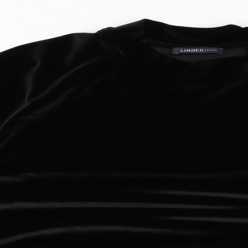 Womens UK Size L Marks and Spencer Black Pullover Sweatshirt