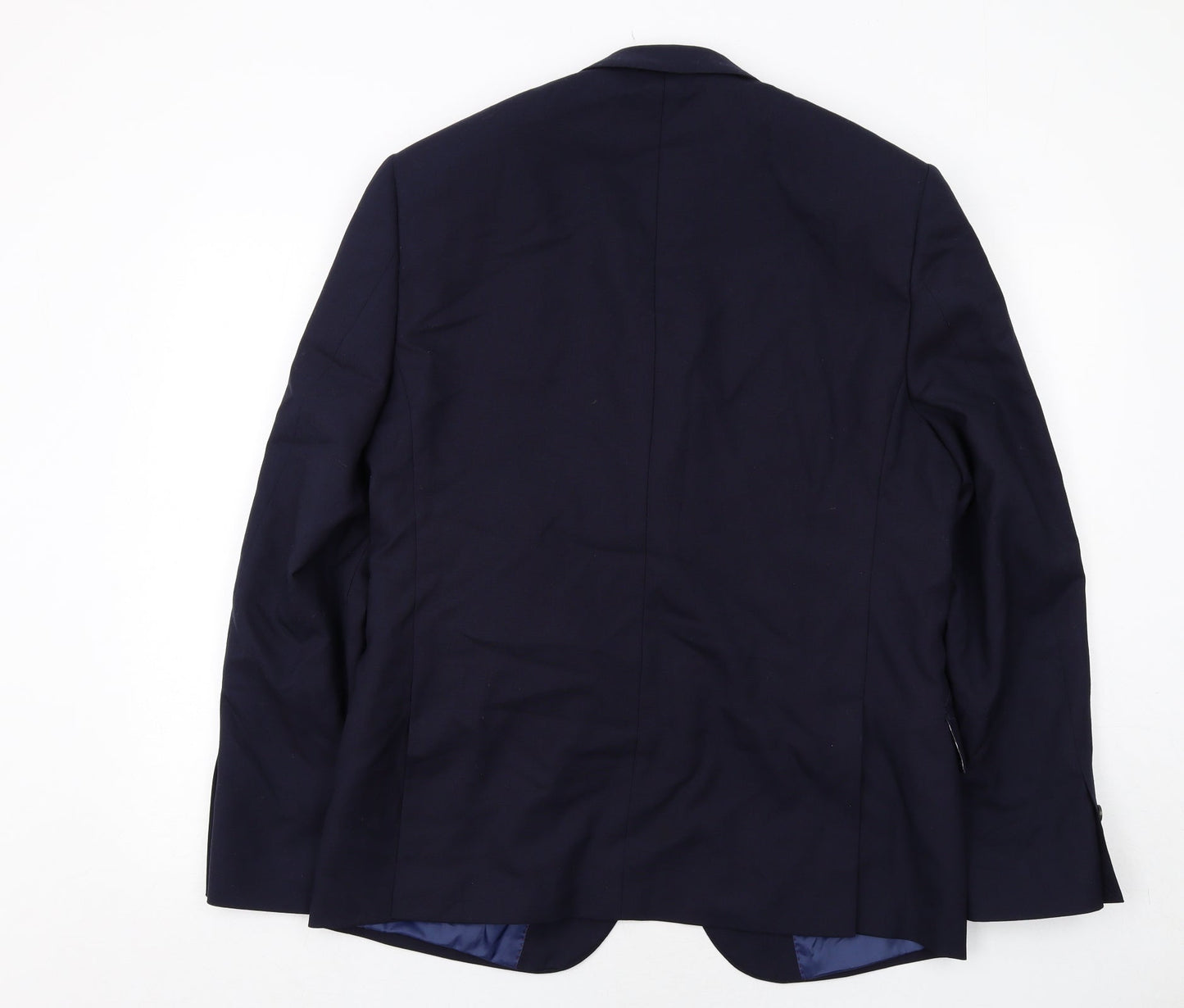 Mens UK Size 42 Marks and Spencer Regular Blue Suit Jacket
