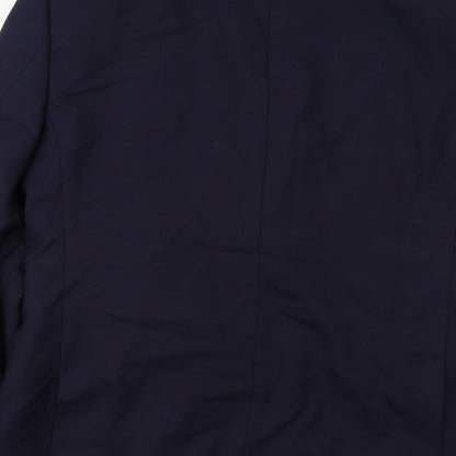 Mens UK Size 42 Marks and Spencer Regular Blue Suit Jacket