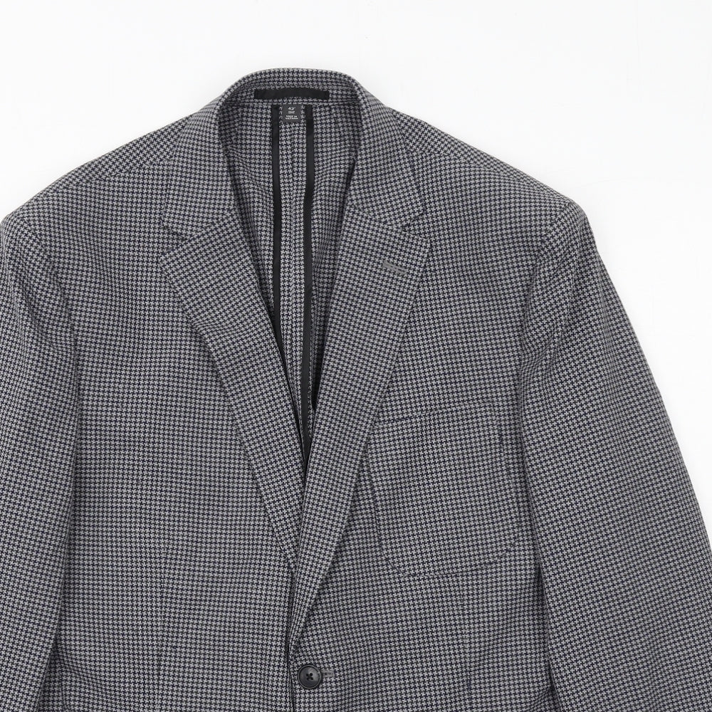 Mens UK Size 42 Marks and Spencer Regular Grey Suit Jacket