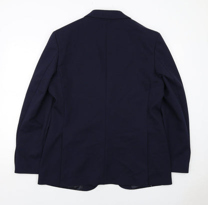 Mens UK Size 42 Marks and Spencer Regular Blue Suit Jacket