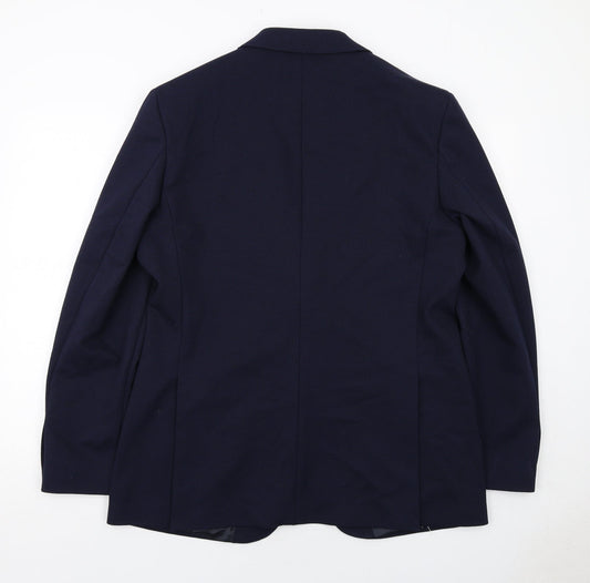 Mens UK Size 42 Marks and Spencer Regular Blue Suit Jacket