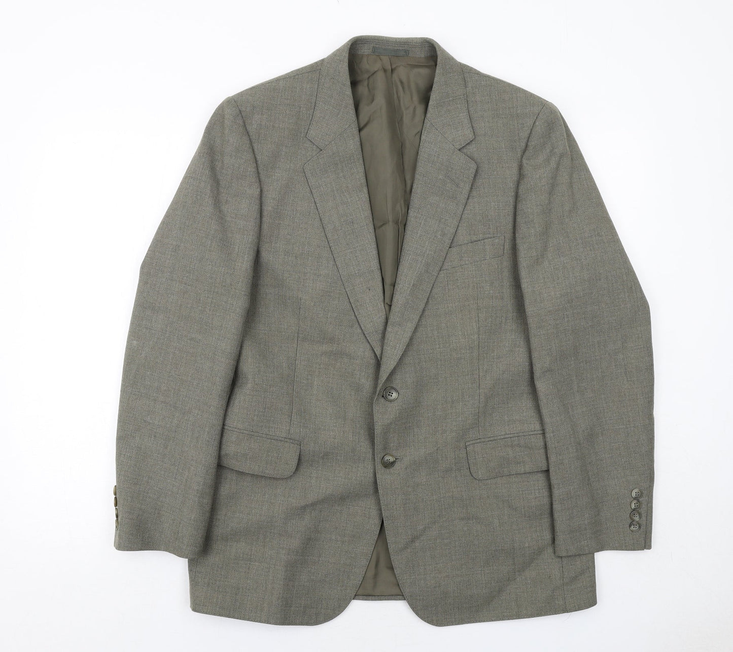 Mens UK Size 40 Marks and Spencer Regular Green Suit Jacket