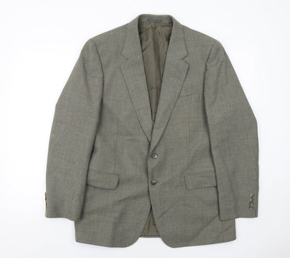 Mens UK Size 40 Marks and Spencer Regular Green Suit Jacket