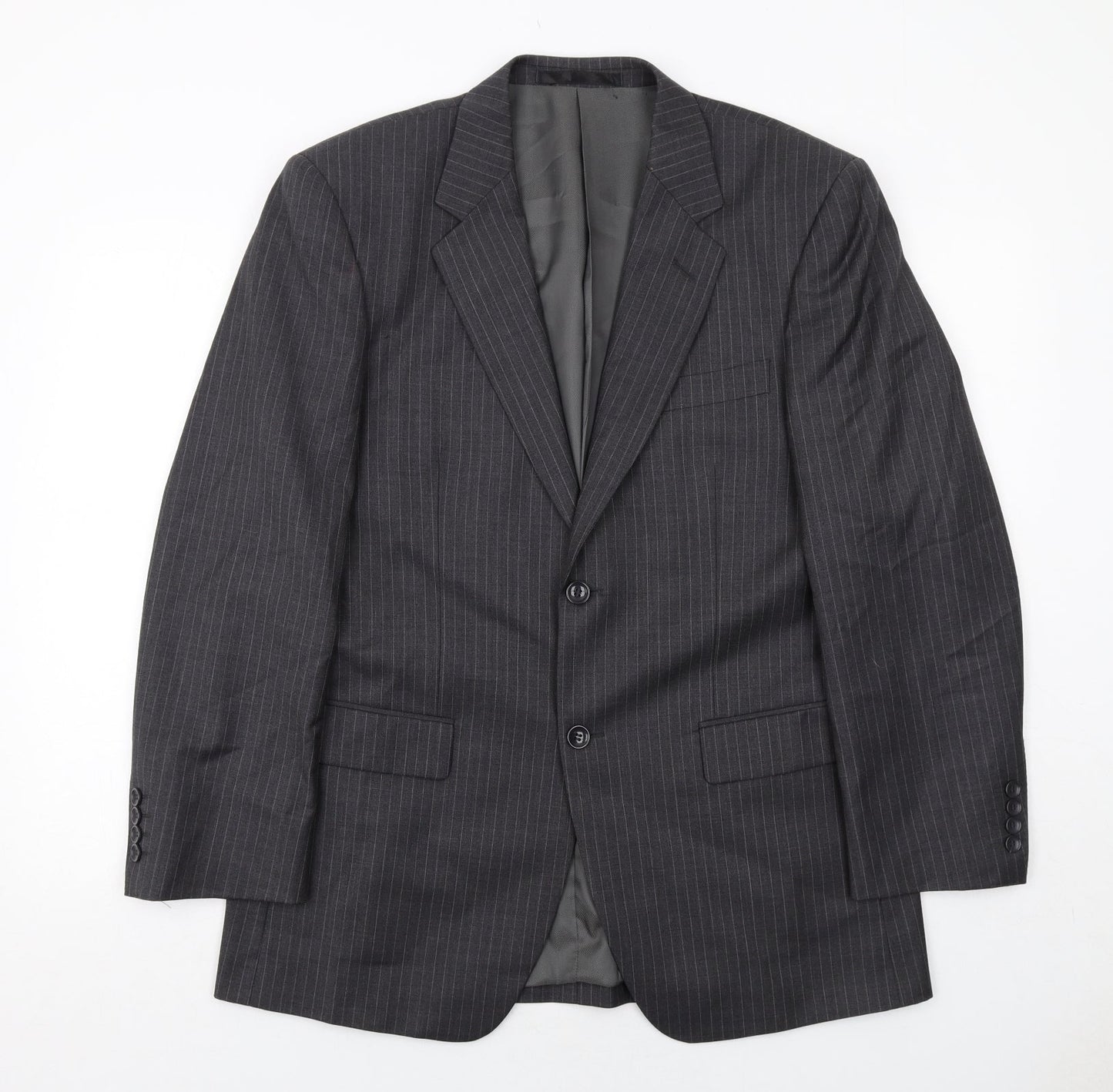 Mens UK Size 40 Butler and Webb Regular Grey Suit Jacket