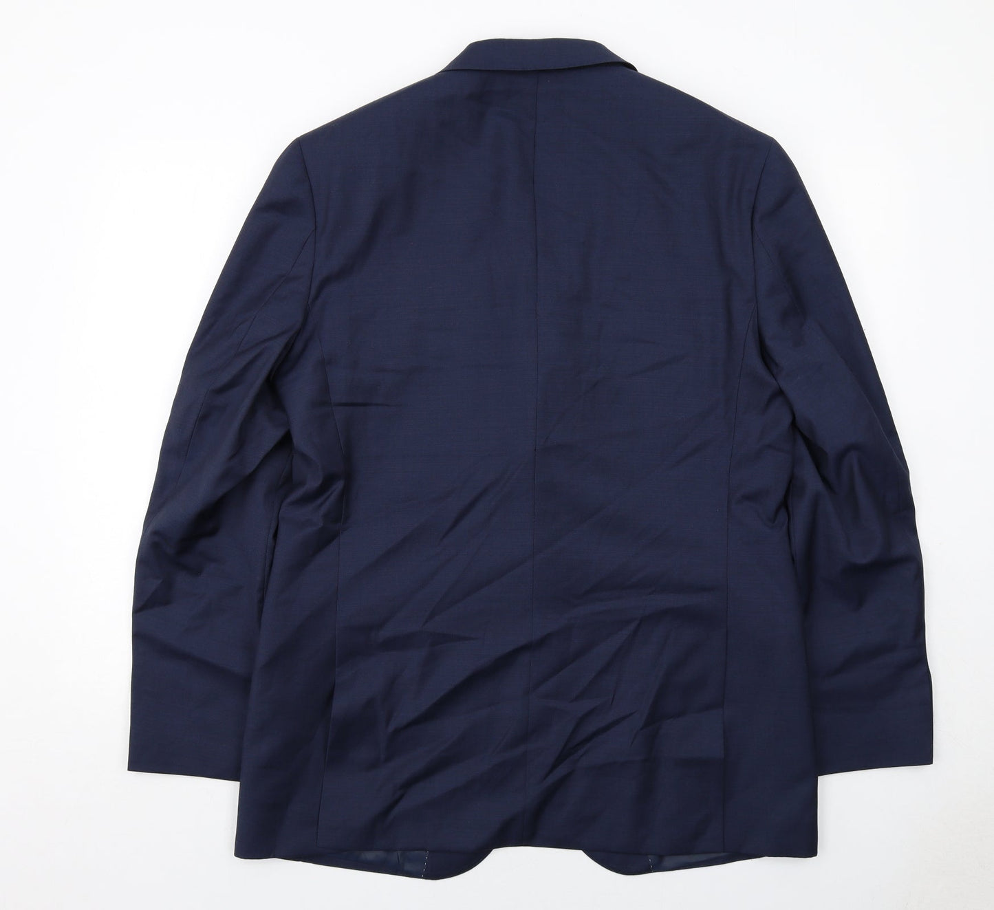 Mens UK Size 42 Marks and Spencer Regular Blue Suit Jacket