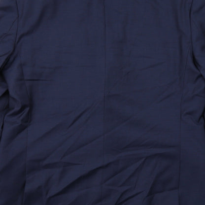Mens UK Size 42 Marks and Spencer Regular Blue Suit Jacket