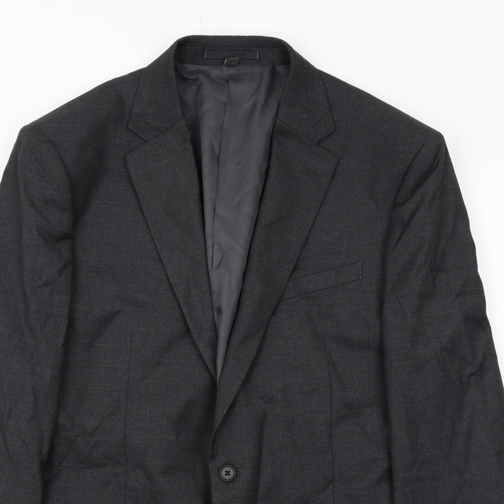 Mens UK Size 42 Marks and Spencer Regular Grey Suit Jacket
