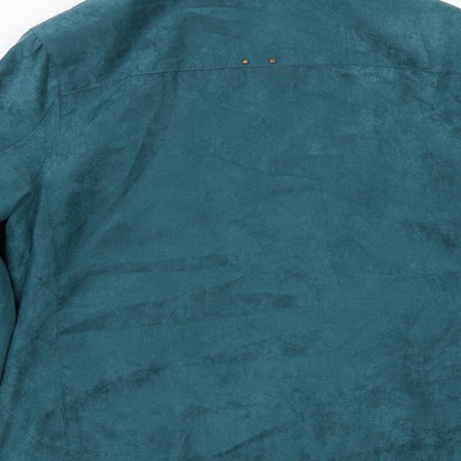 Ute Fries Womens Green Jacket Size 12 Zip