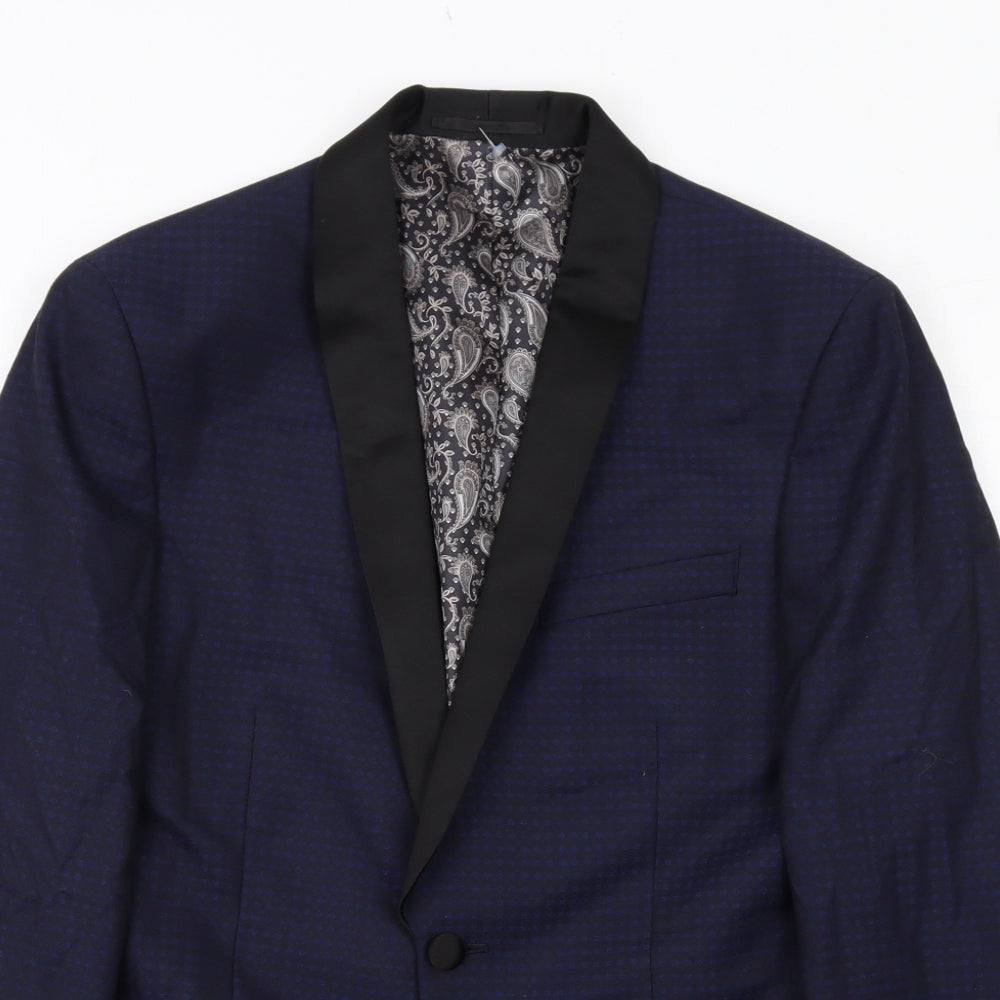 Mens UK Size 38 NEXT Regular Blue Suit Jacket
